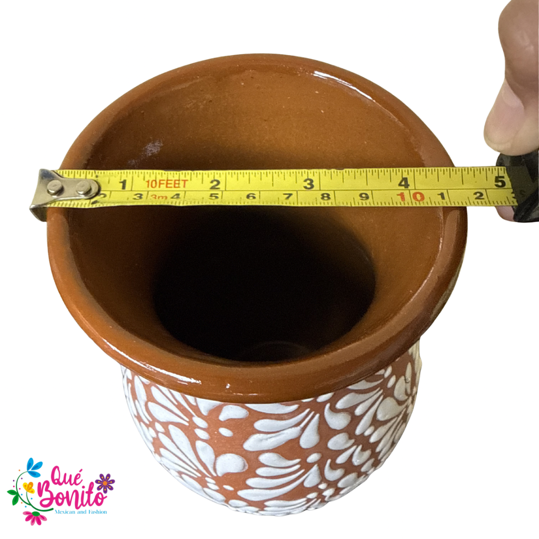 Floral Vase Hand Crafted Water Resistant