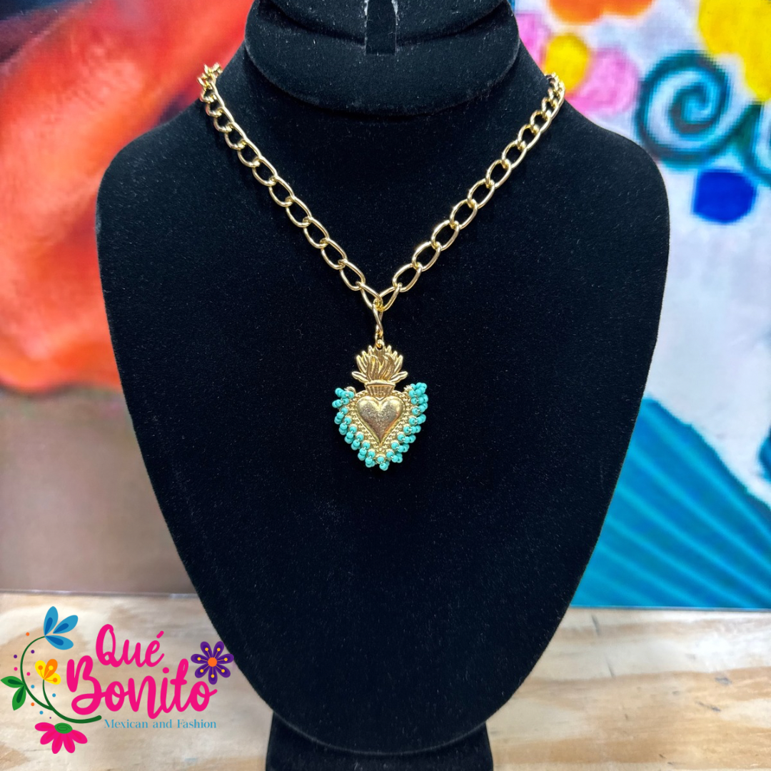 Unique Hand Crafted Set Earrings and Necklace