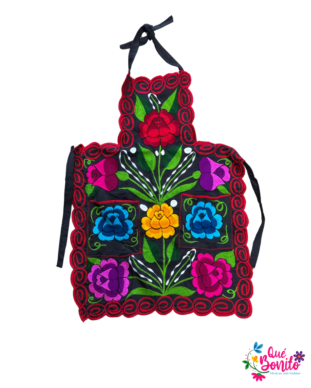 Floral Apron One Size with Adjustable Straps