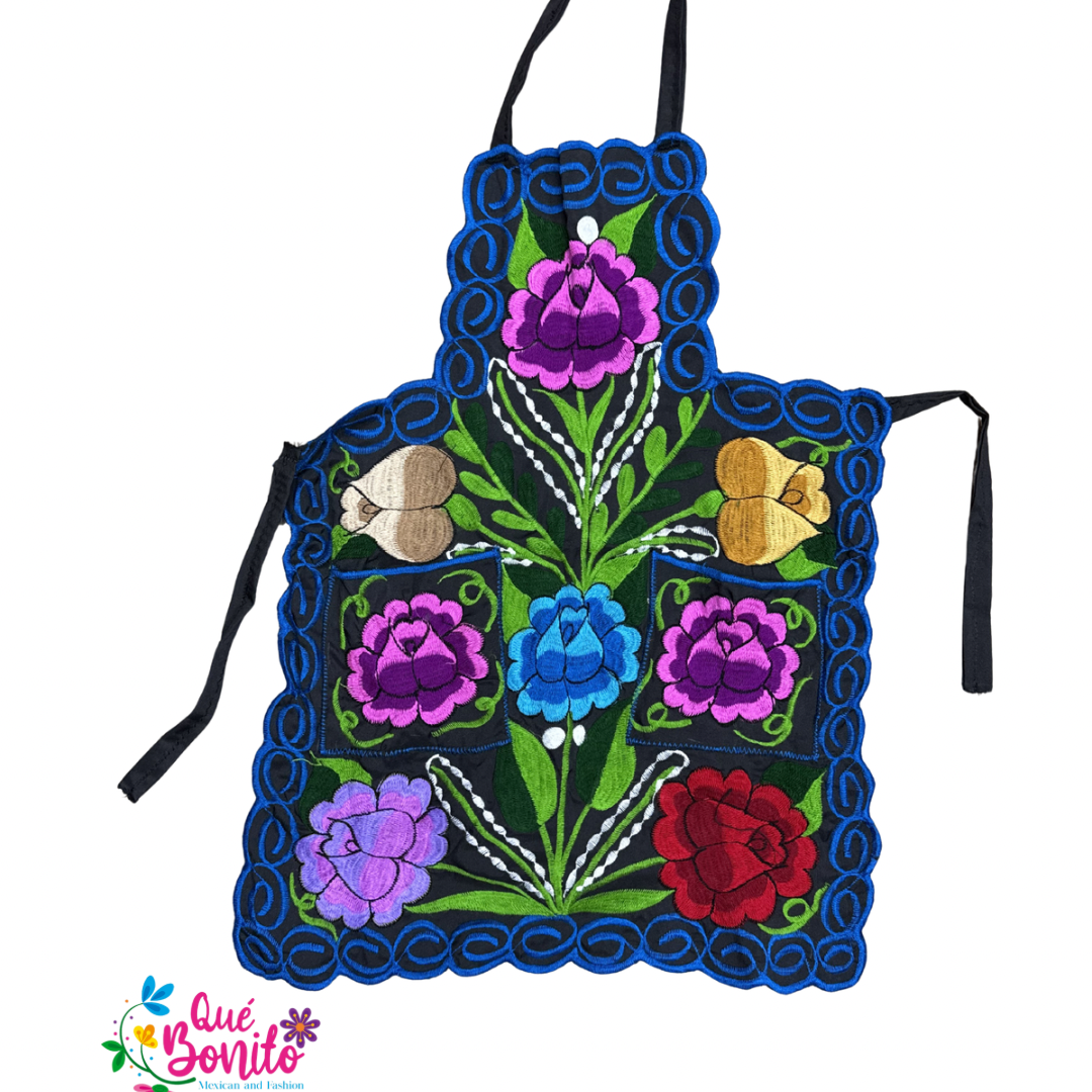 Floral Apron One Size with Adjustable Straps