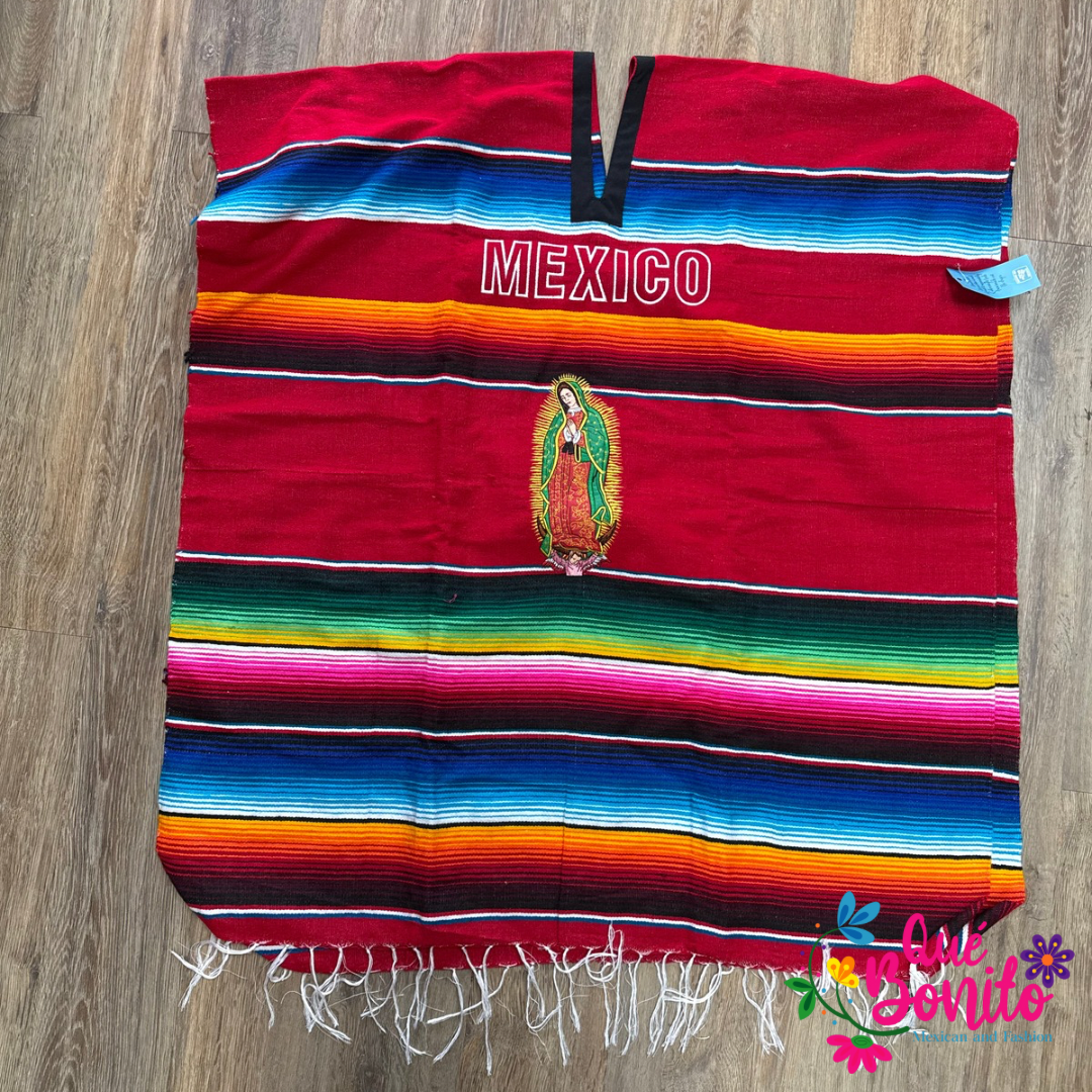 Ponchó Sarape Que Bonito Mexican and Fashion