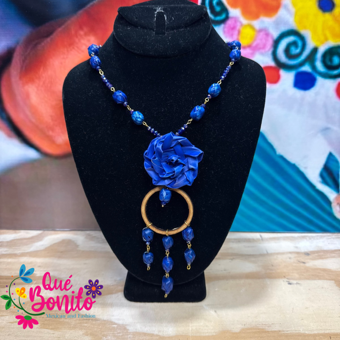Unique Hand Crafted Set Earrings and Necklace