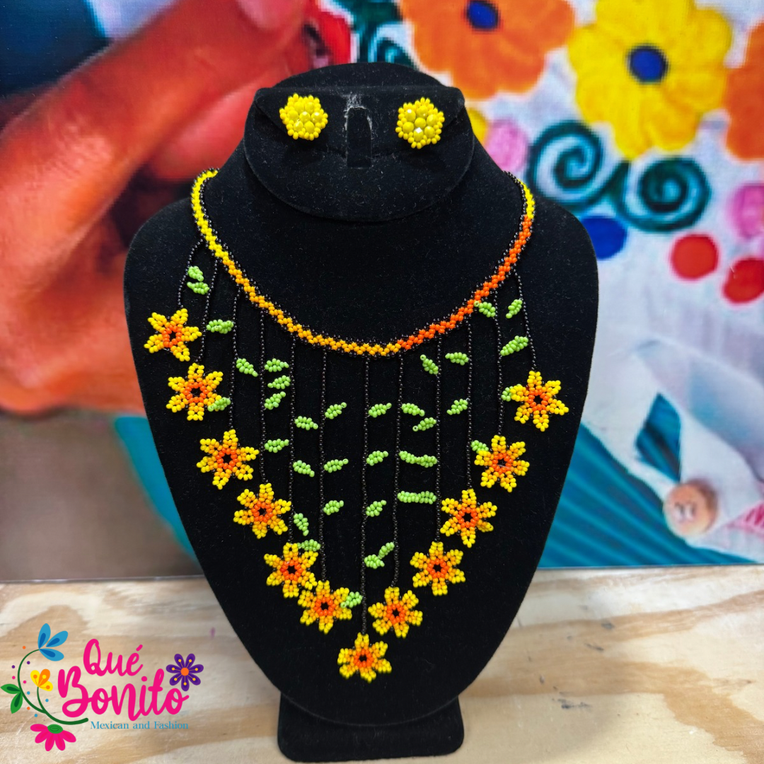 Necklace Set Different Colors and Styles Hand Crafted with Beads