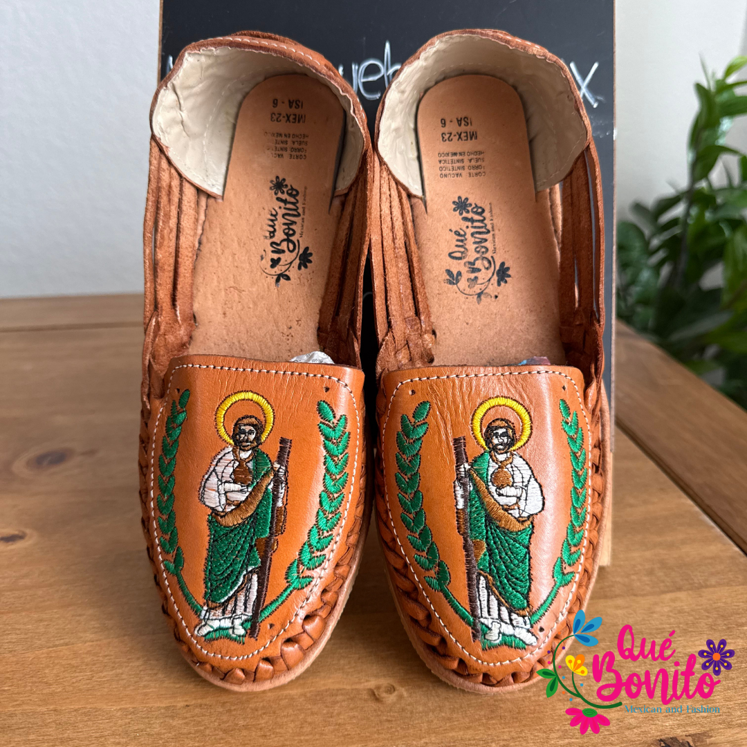 Hand Crafted Leather Huarache size 6 USA