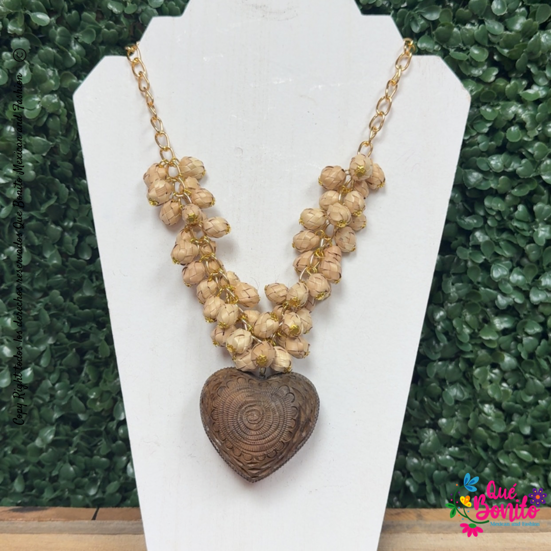 Heart Necklace Handcrafted Versatile Styles One Size