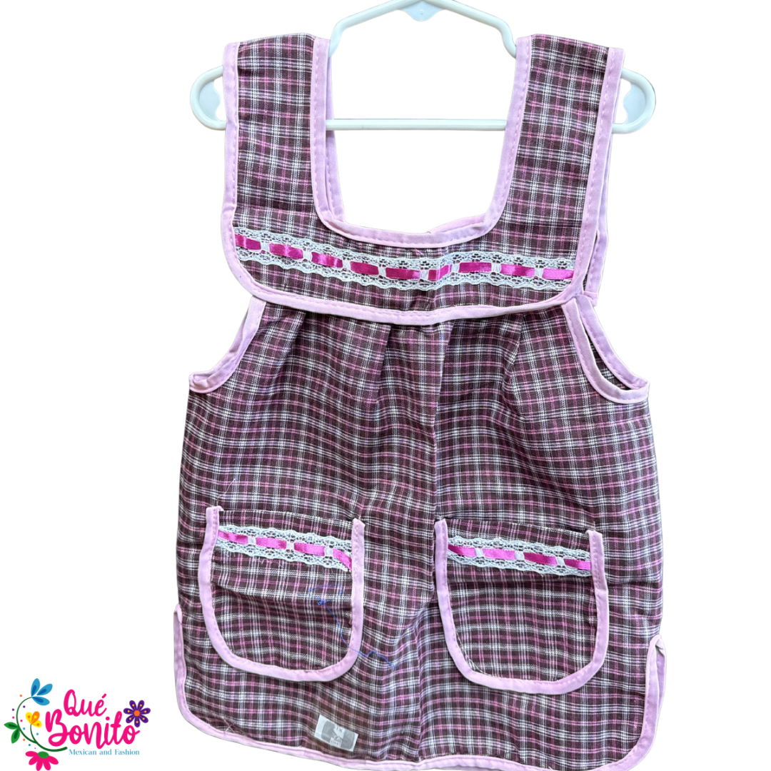Size 8T Apron for Girls w/Pockets