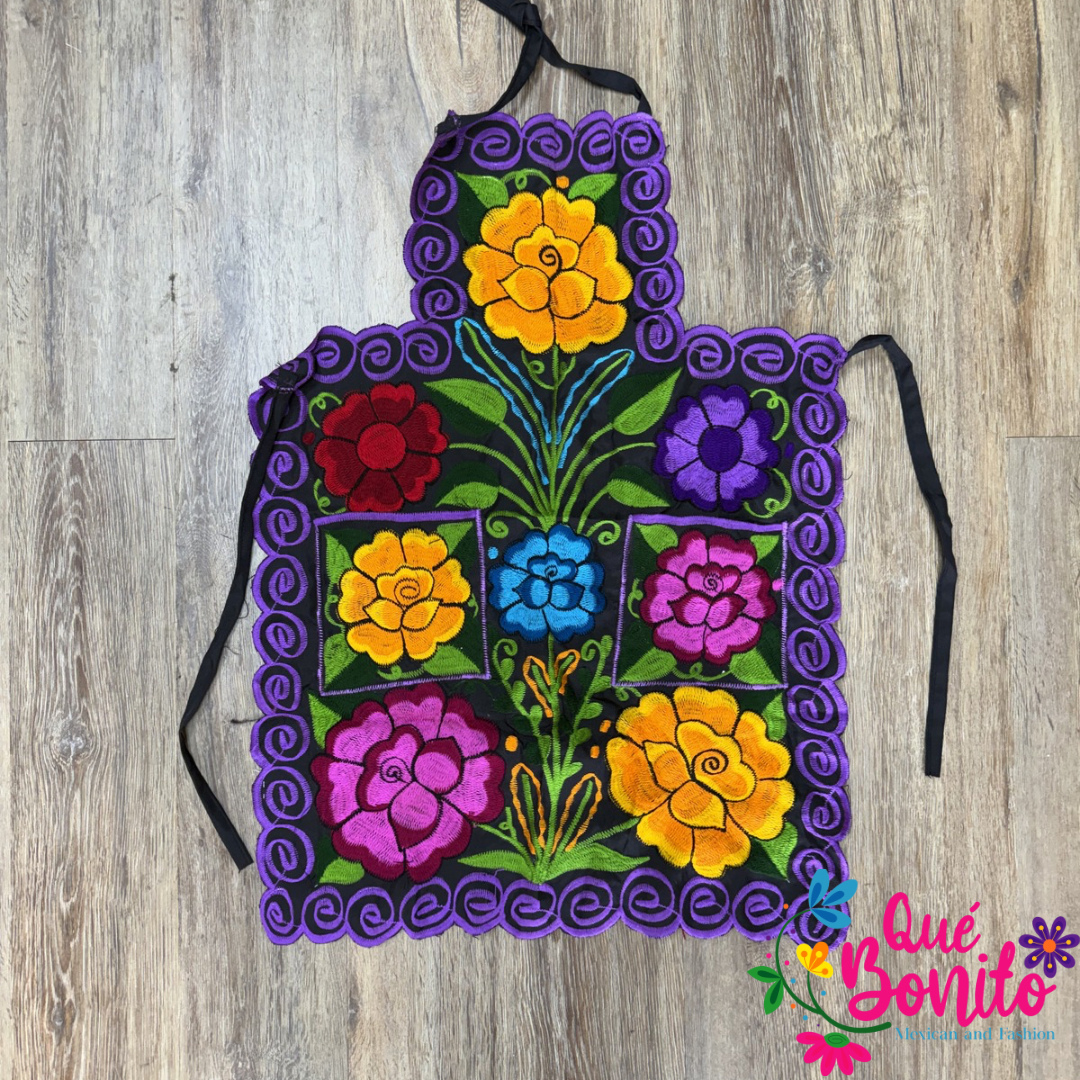 Floral Apron One Size with Adjustable Straps