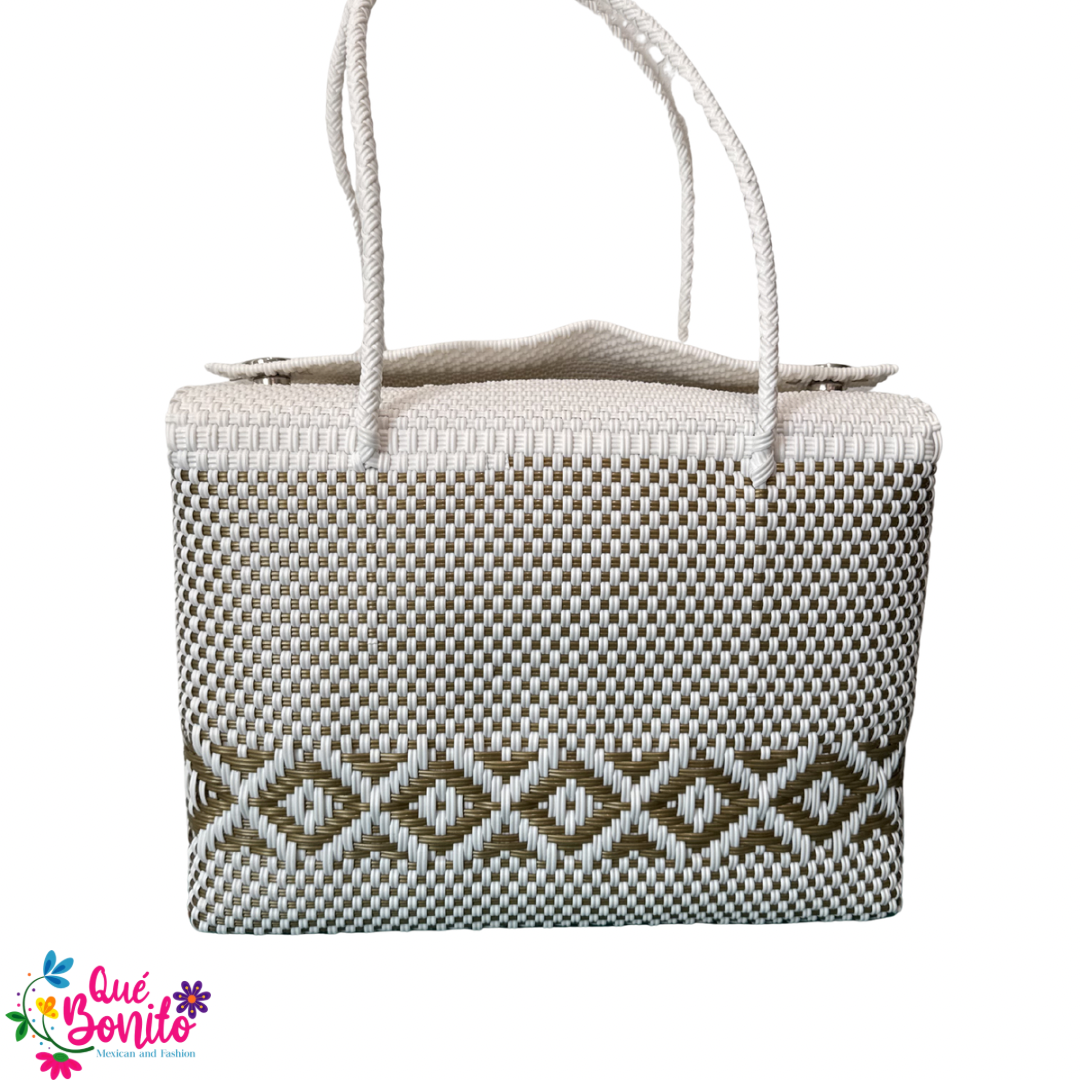 Lunch Box Hand Woven Recycled Plastic Hand Crafted