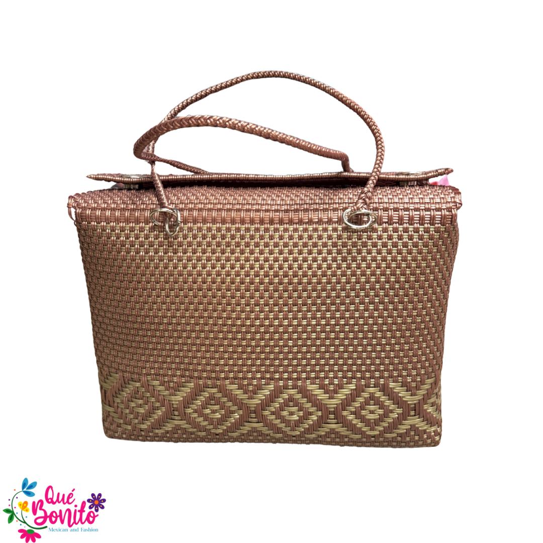 Lunch Box Hand Woven Recycled Plastic Hand Crafted