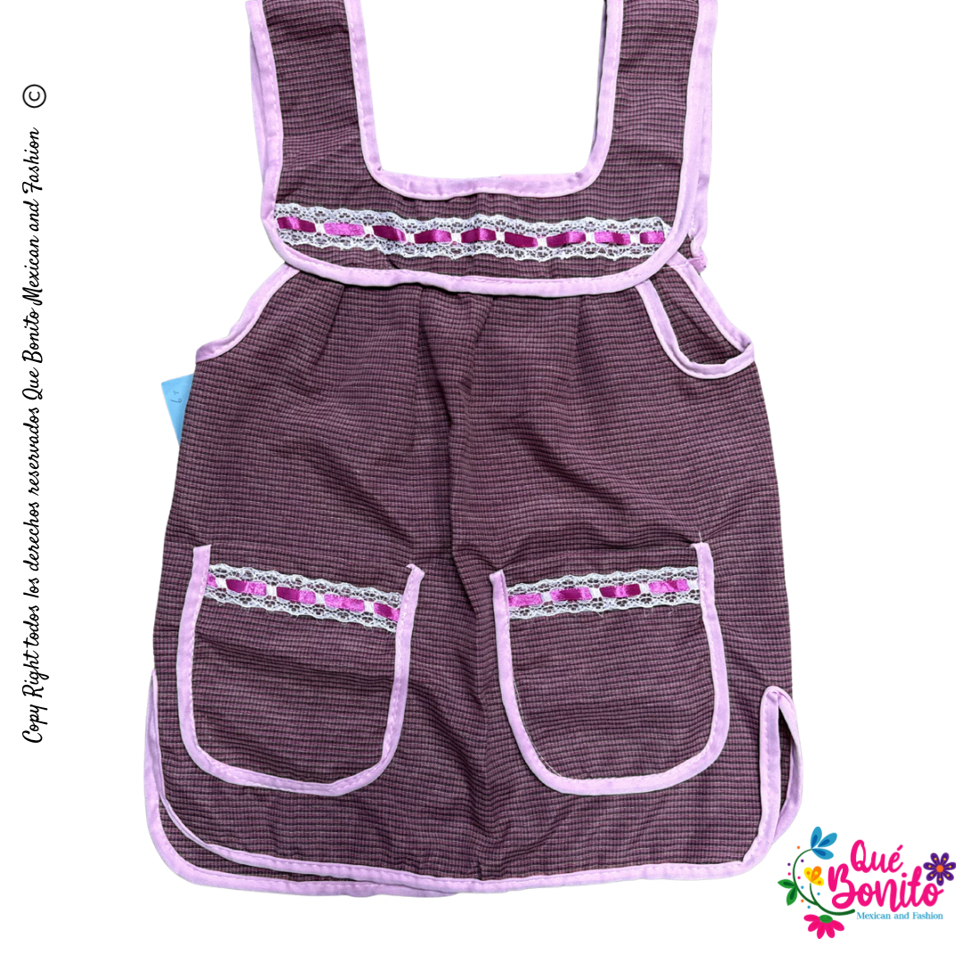 Size 8T Apron for Girls w/Pockets