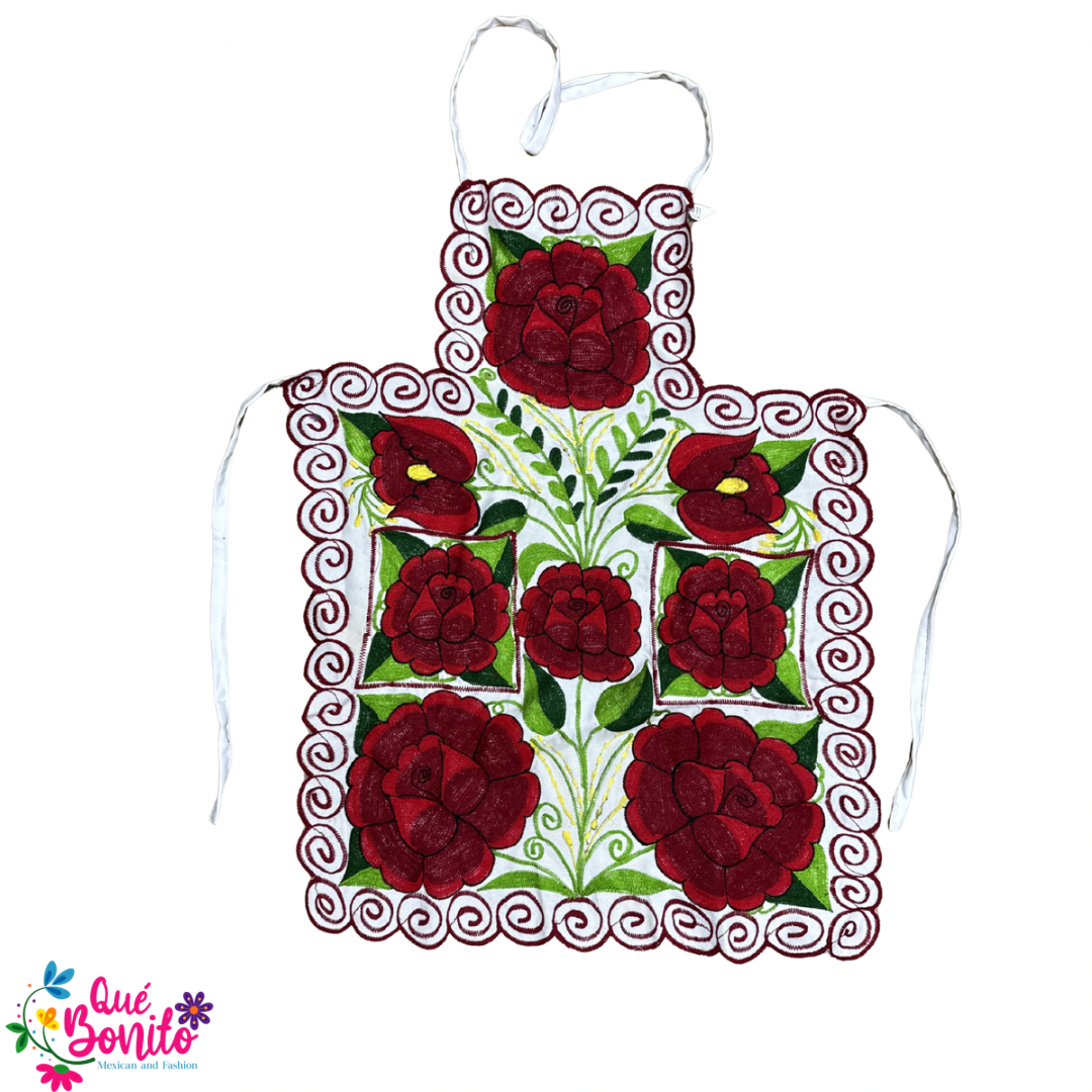 Floral Apron One Size with Adjustable Straps