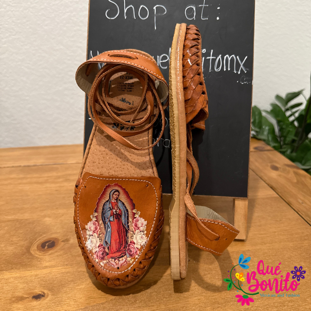 Hand Crafted Leather Huarache Size 5 USA