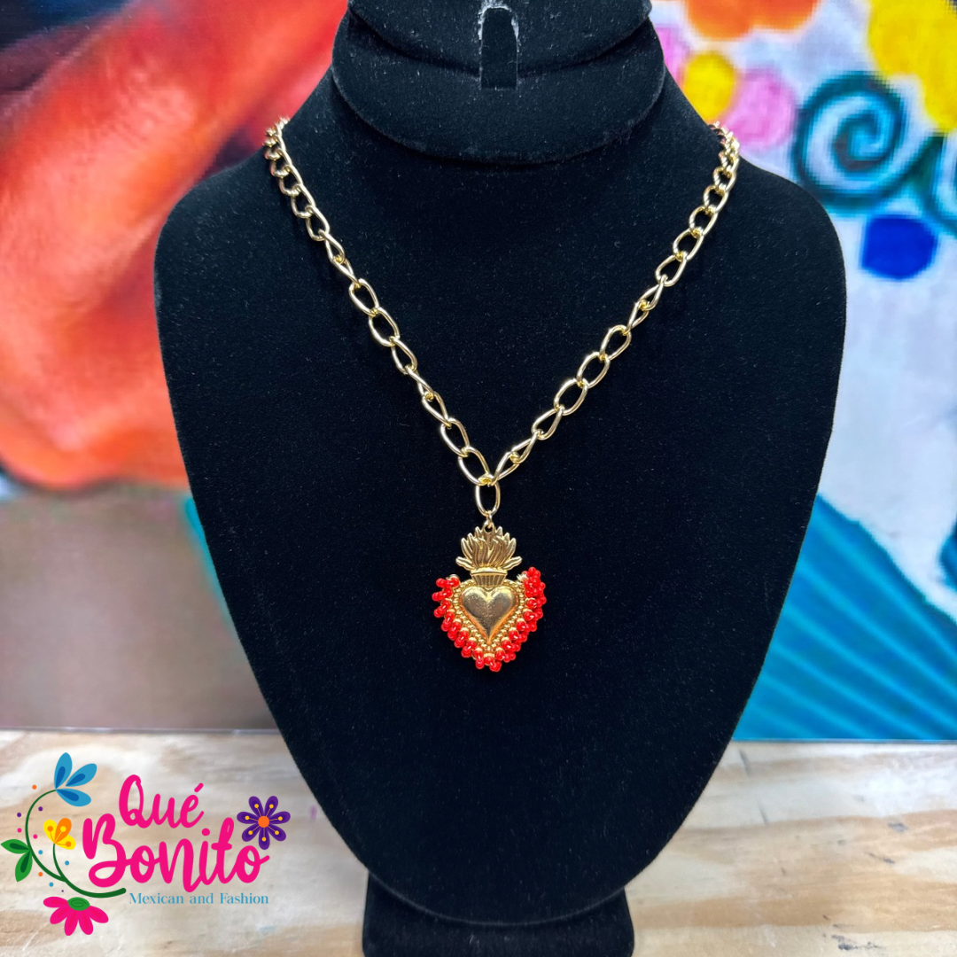 Unique Hand Crafted Set Earrings and Necklace