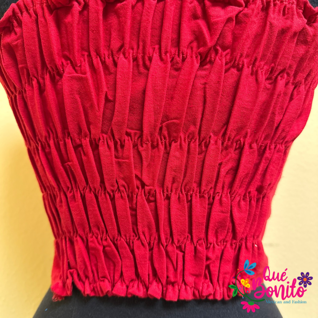 Embroidered Corset One Size Que Bonito Mexican and Fashion