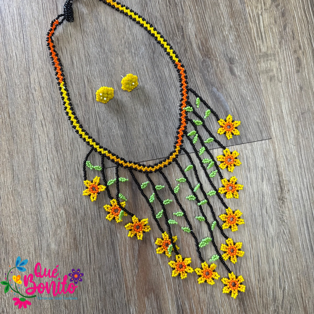 Necklace Set Different Colors and Styles Hand Crafted with Beads