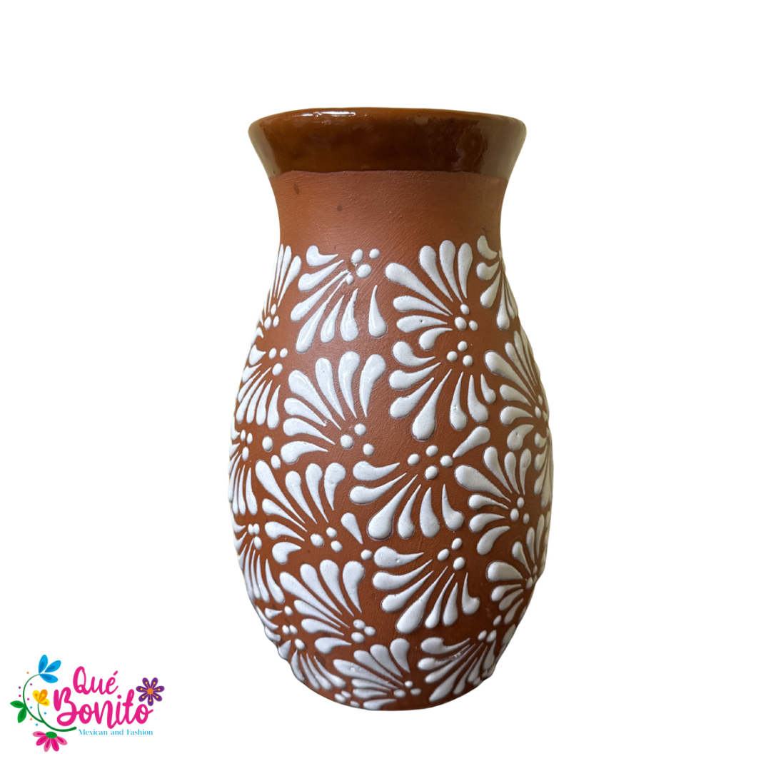 Floral Vase Hand Crafted Water Resistant