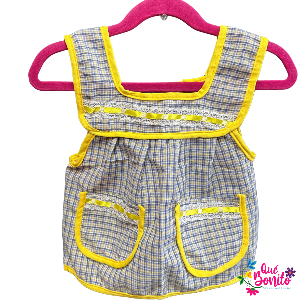 Size 2T Apron for Girls w/Pockets
