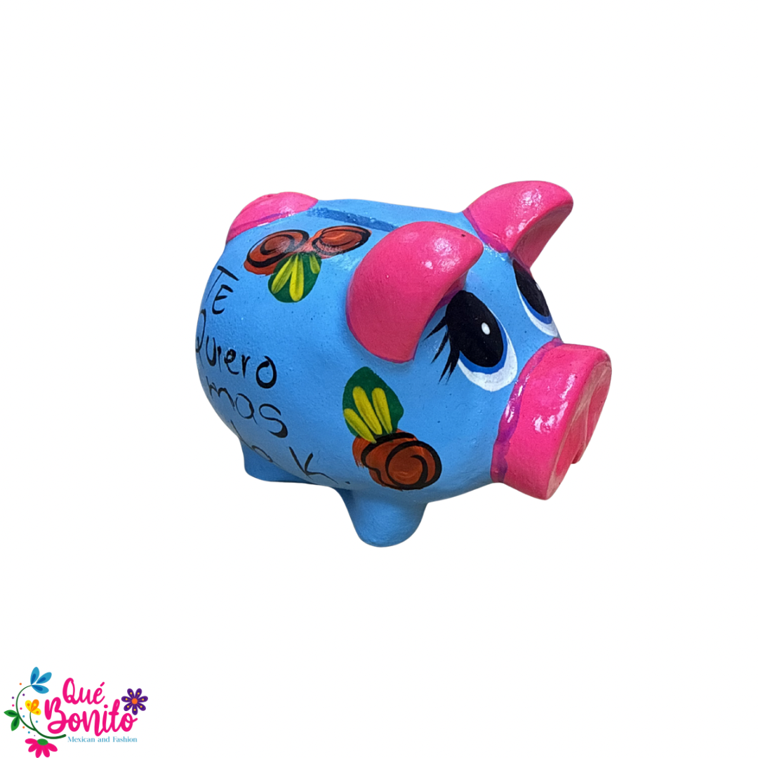 My First Piggy Bank Ceramic Hand Crafted 3.5”