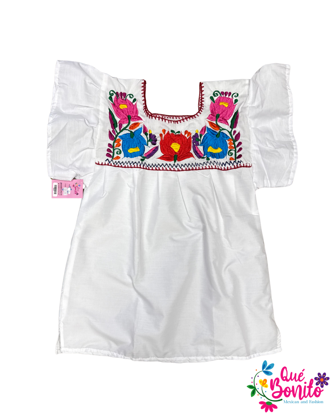 Traditional Top with Sleeve Que Bonito Mexican and Fashion