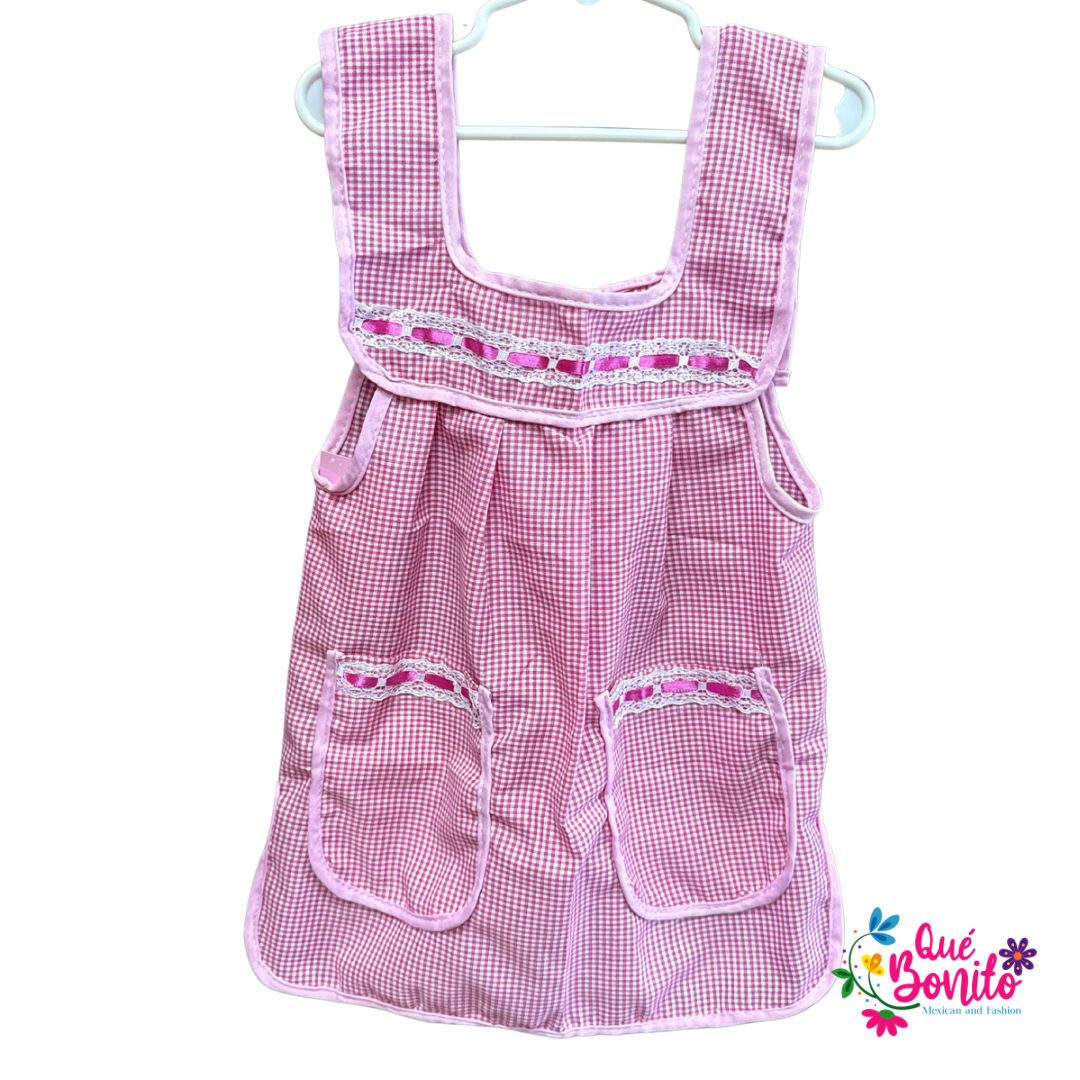 Size 8T Apron for Girls w/Pockets