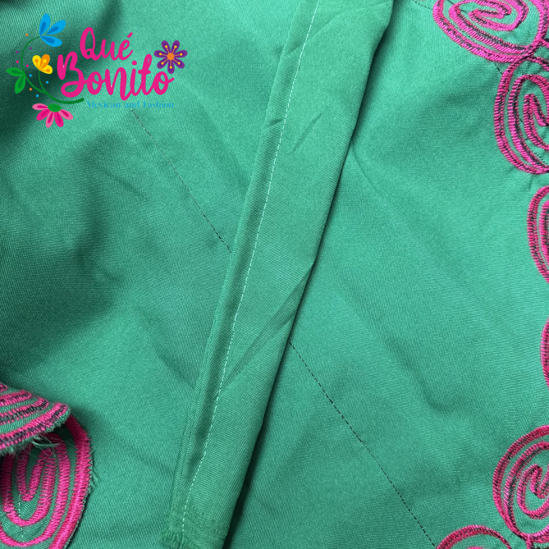 Floral Half Apron One Size with Adjustable Straps