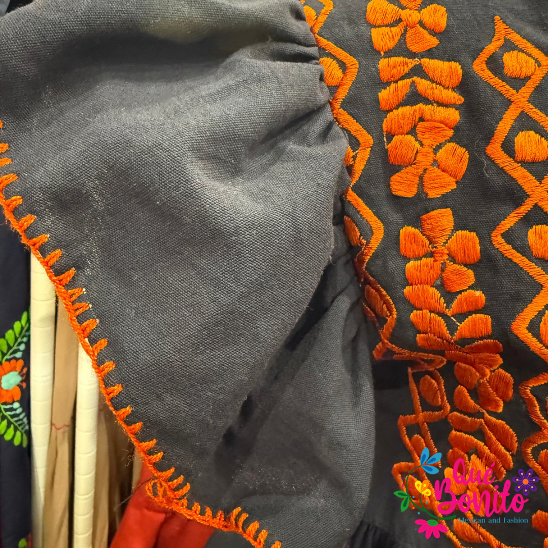 Star Dress Navy and Orange Preorder with Free shipping