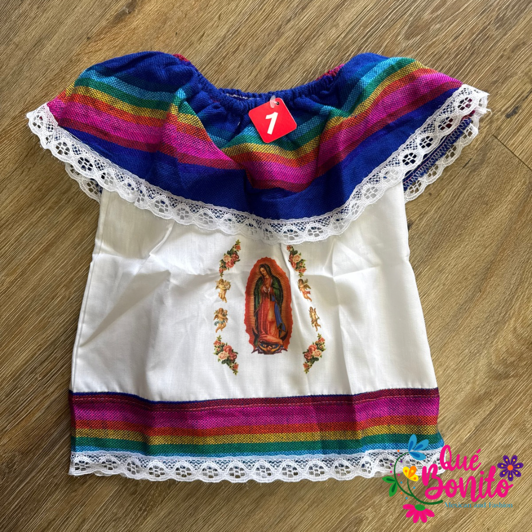 Dress for Girls Guadalupana for Celebrations