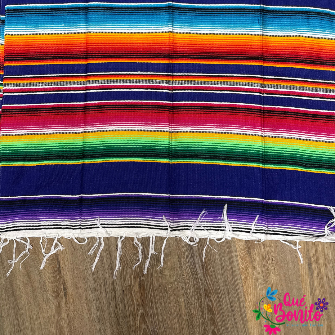 Traditional Sarape Poncho One Size