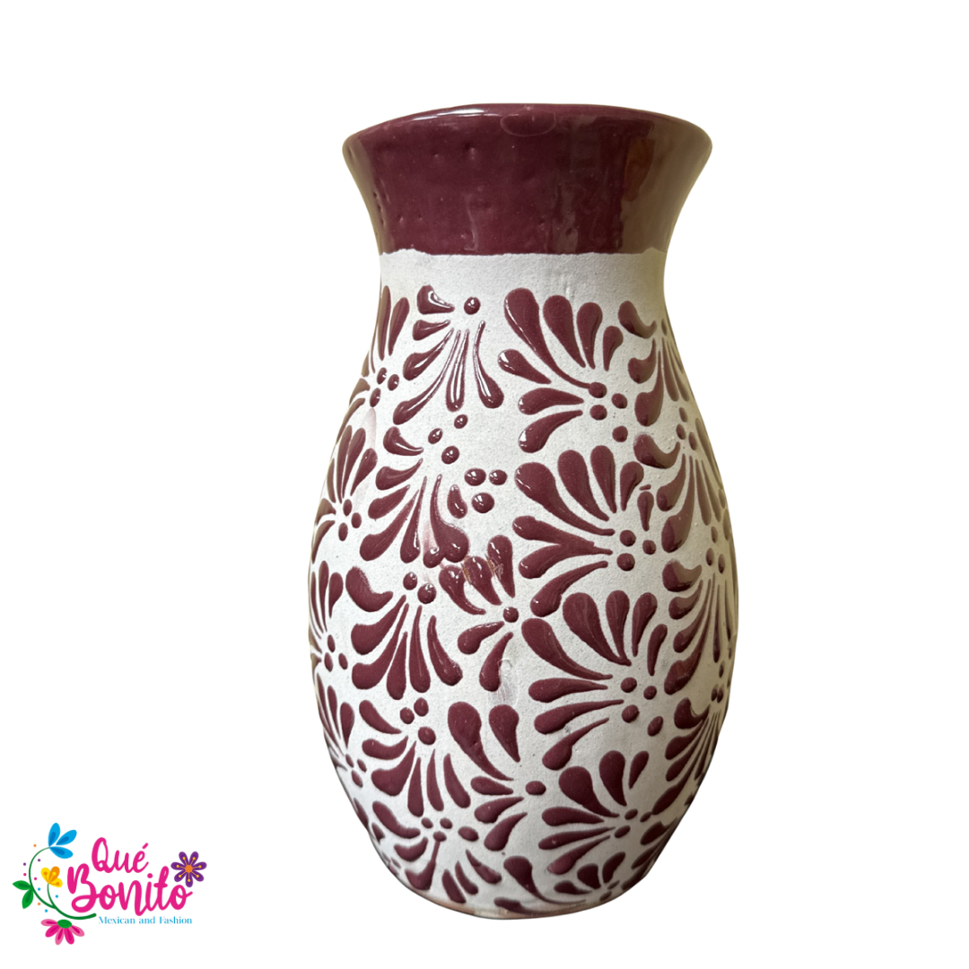 Floral Vase Hand Crafted Water Resistant