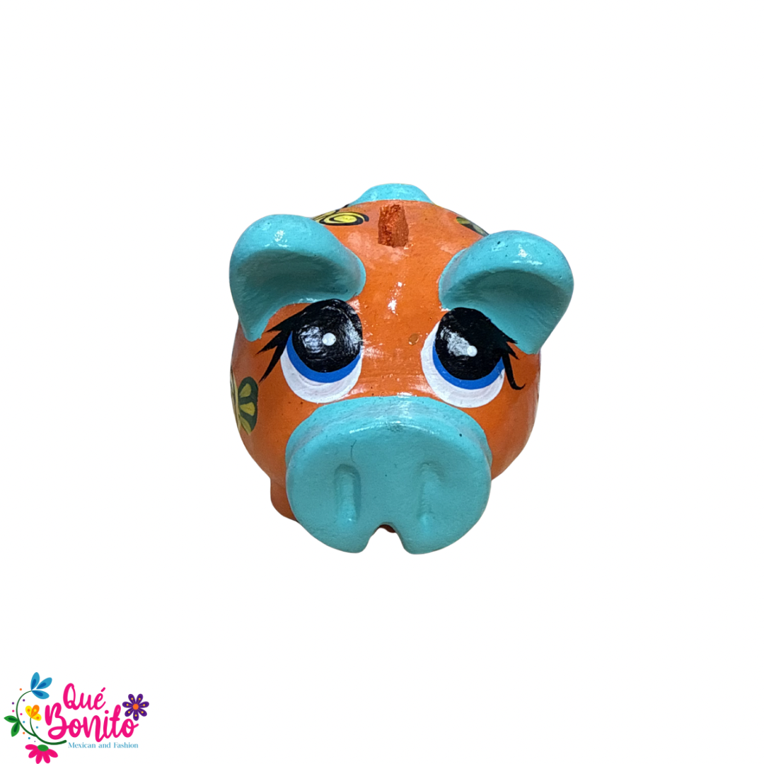 My First Piggy Bank Ceramic Hand Crafted 3.5”