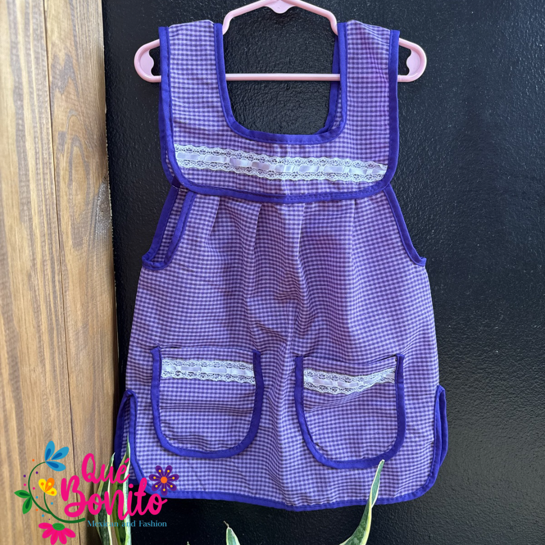 Size 6T Apron for Girls w/Pockets