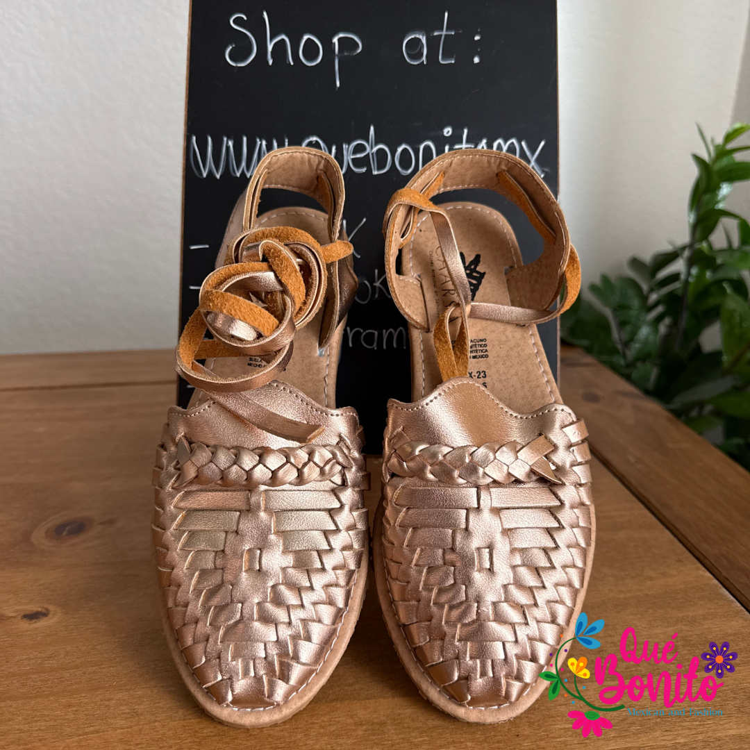 Hand Crafted Leather Huarache size 6 USA