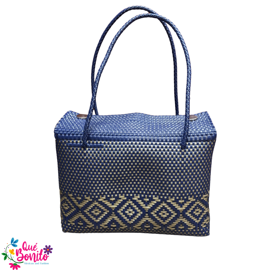 Lunch Box Hand Woven Recycled Plastic Hand Crafted
