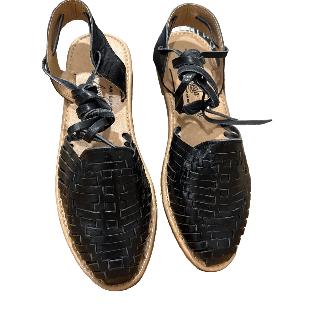Hand Crafted Leather Huarache Size 5 USA