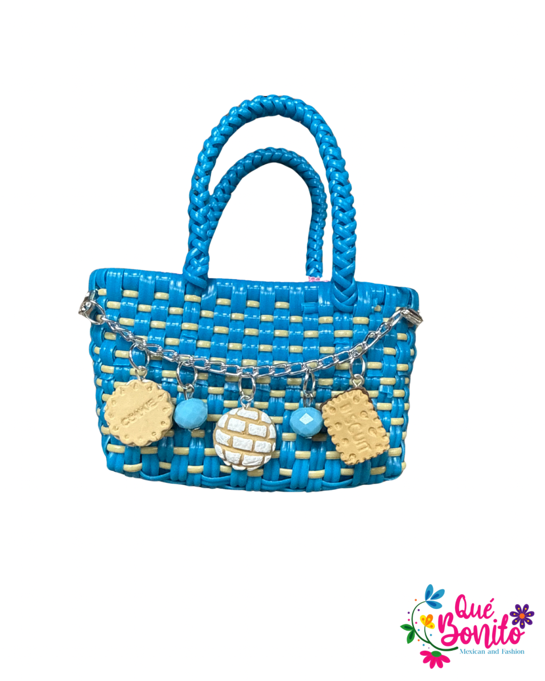 Little Hand Woven Bag with Chain
