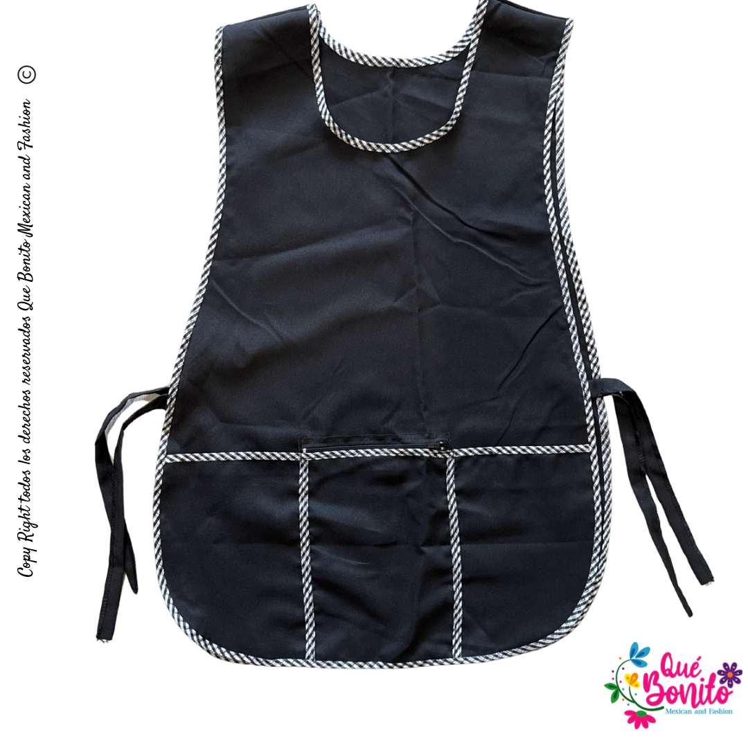 Teresa Polyester Apron Both Sides with Strings on the Side