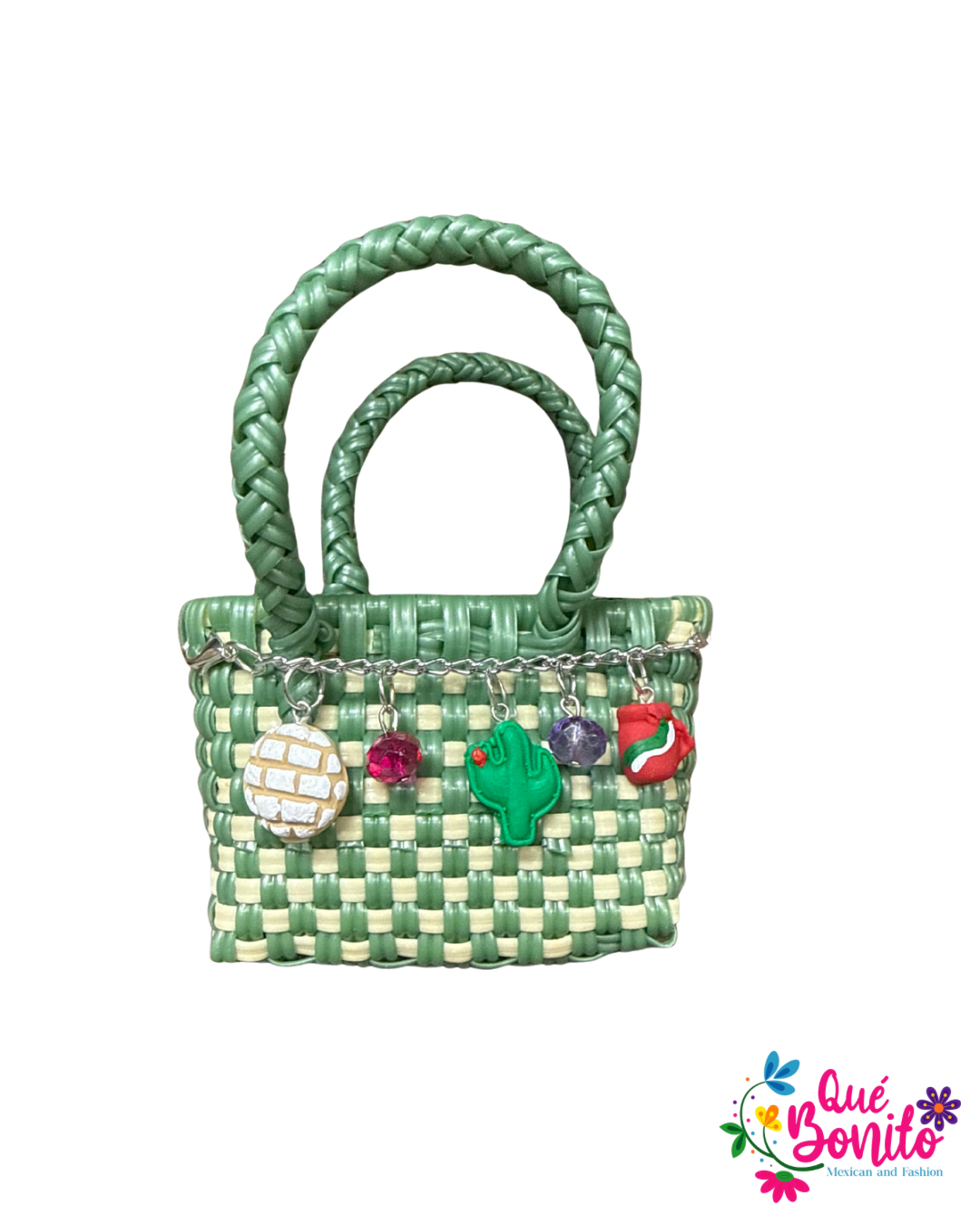 Little Hand Woven Bag with Chain