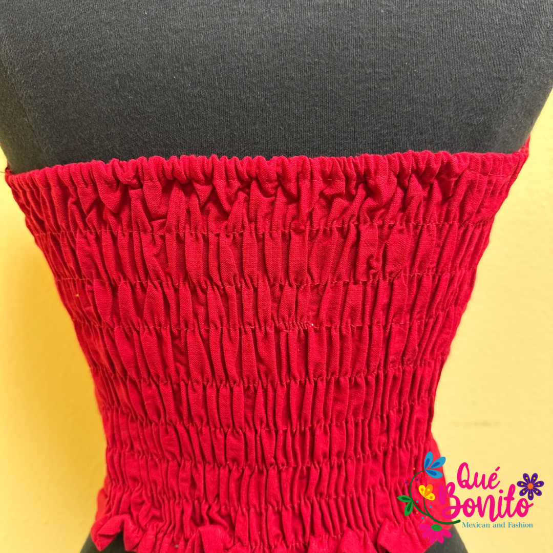 Embroidered Corset One Size Que Bonito Mexican and Fashion