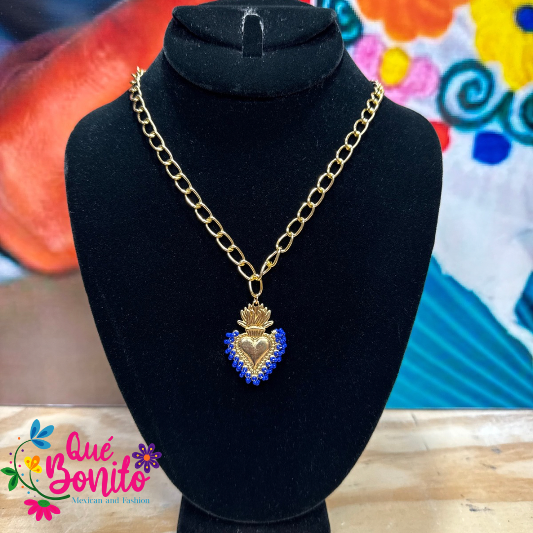 Unique Hand Crafted Set Earrings and Necklace