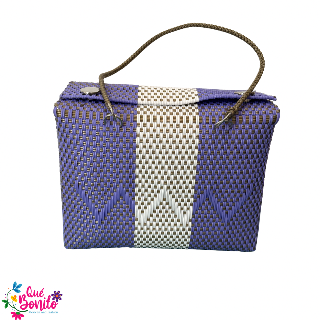 Lunch Box Hand Woven Recycled Plastic Hand Crafted