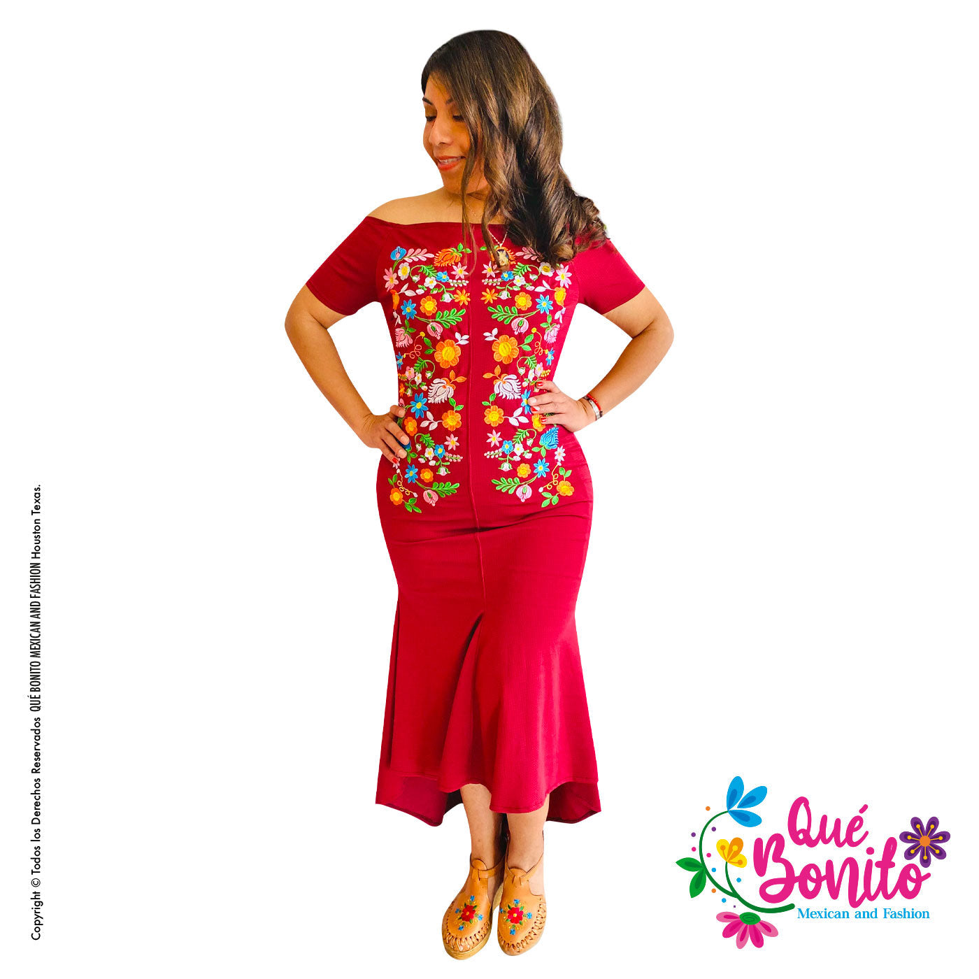 Bundle of 2 Dresses or Dress and Blouse Cotton Embroidered Que Bonito Mexican and Fashion only for LIVES