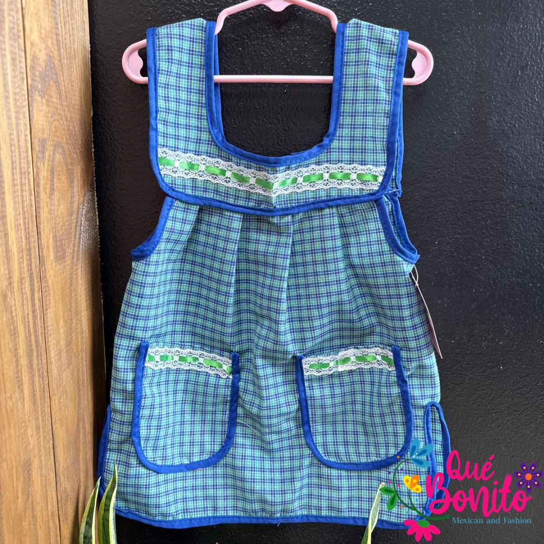 Size 6T Apron for Girls w/Pockets