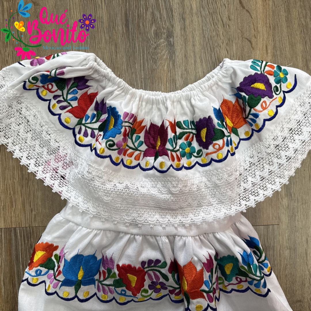 Fiesta Party Dress Que Bonito Mexican and Fashion