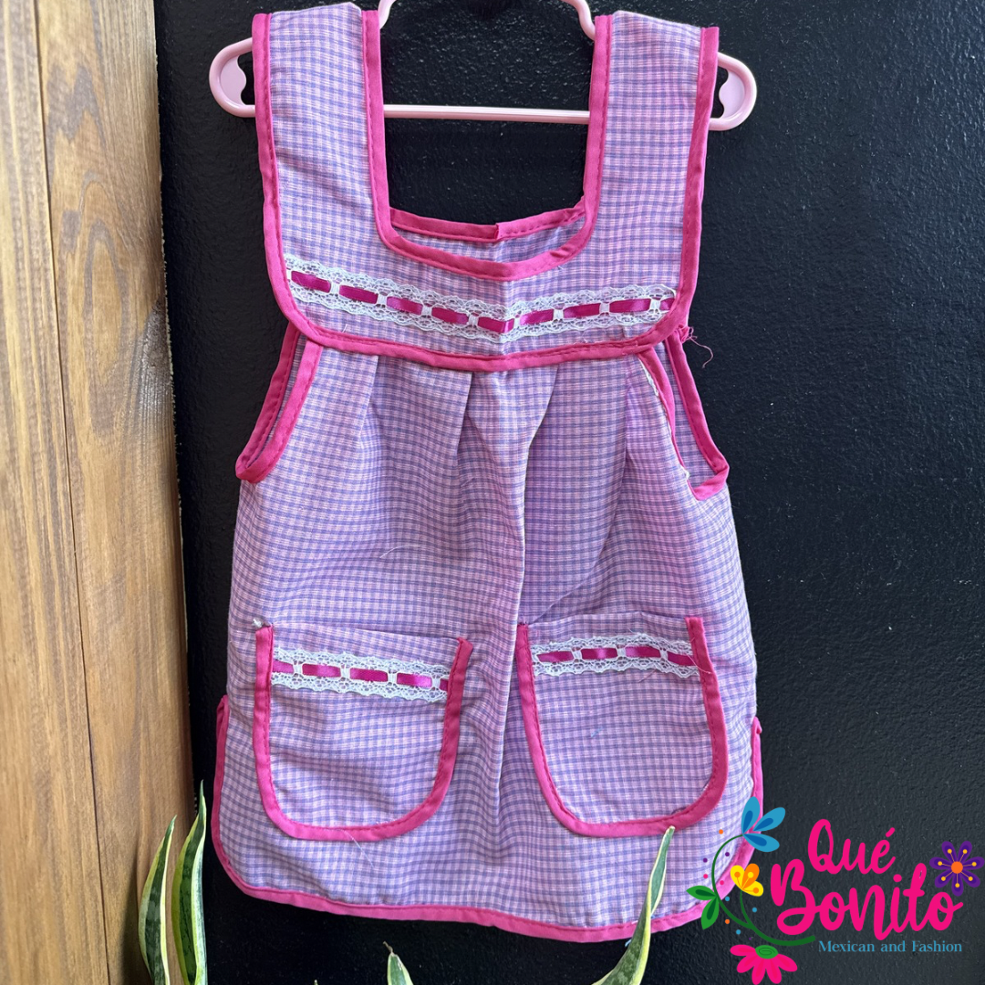 Size 6T Apron for Girls w/Pockets