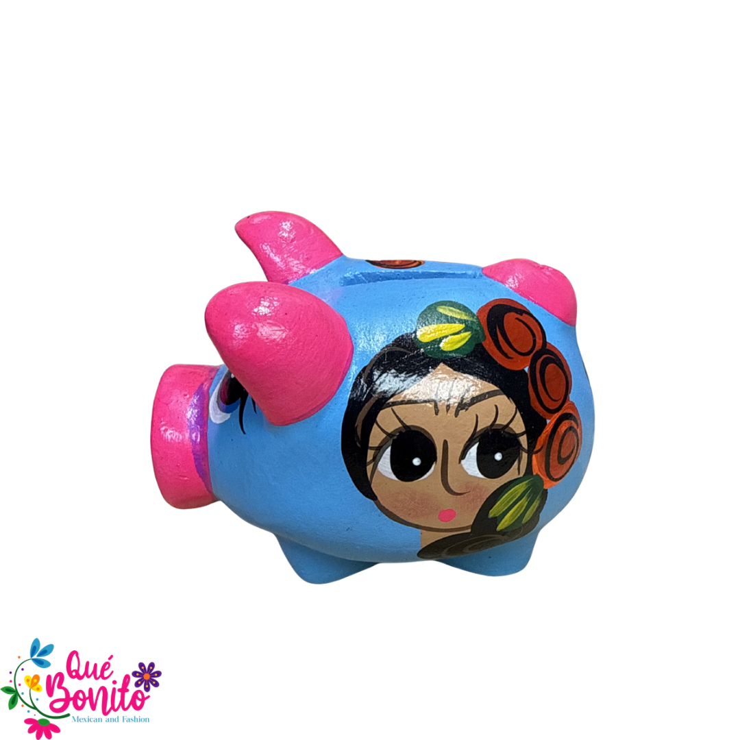 My First Piggy Bank Ceramic Hand Crafted 3.5”