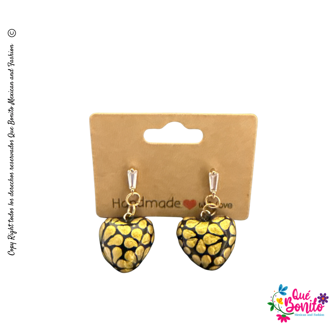 Talavera Style Earrings 1” Stainless Steel Hook