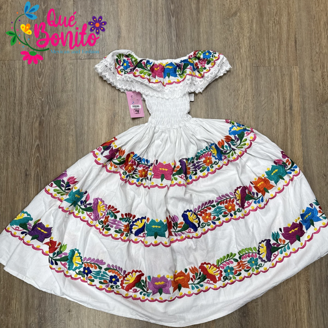 Fiesta Party Dress Que Bonito Mexican and Fashion