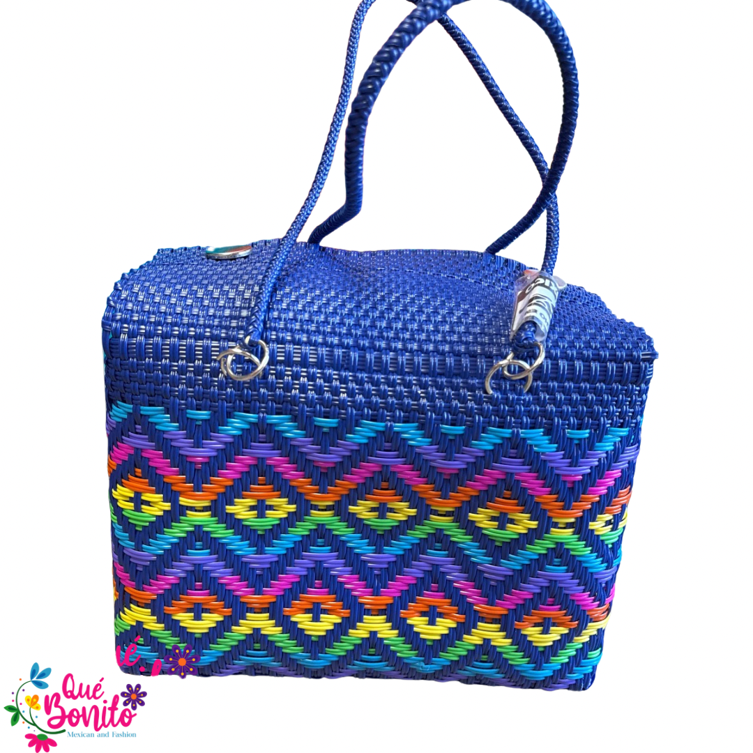 Lunch Box Hand Woven Recycled Plastic Hand Crafted