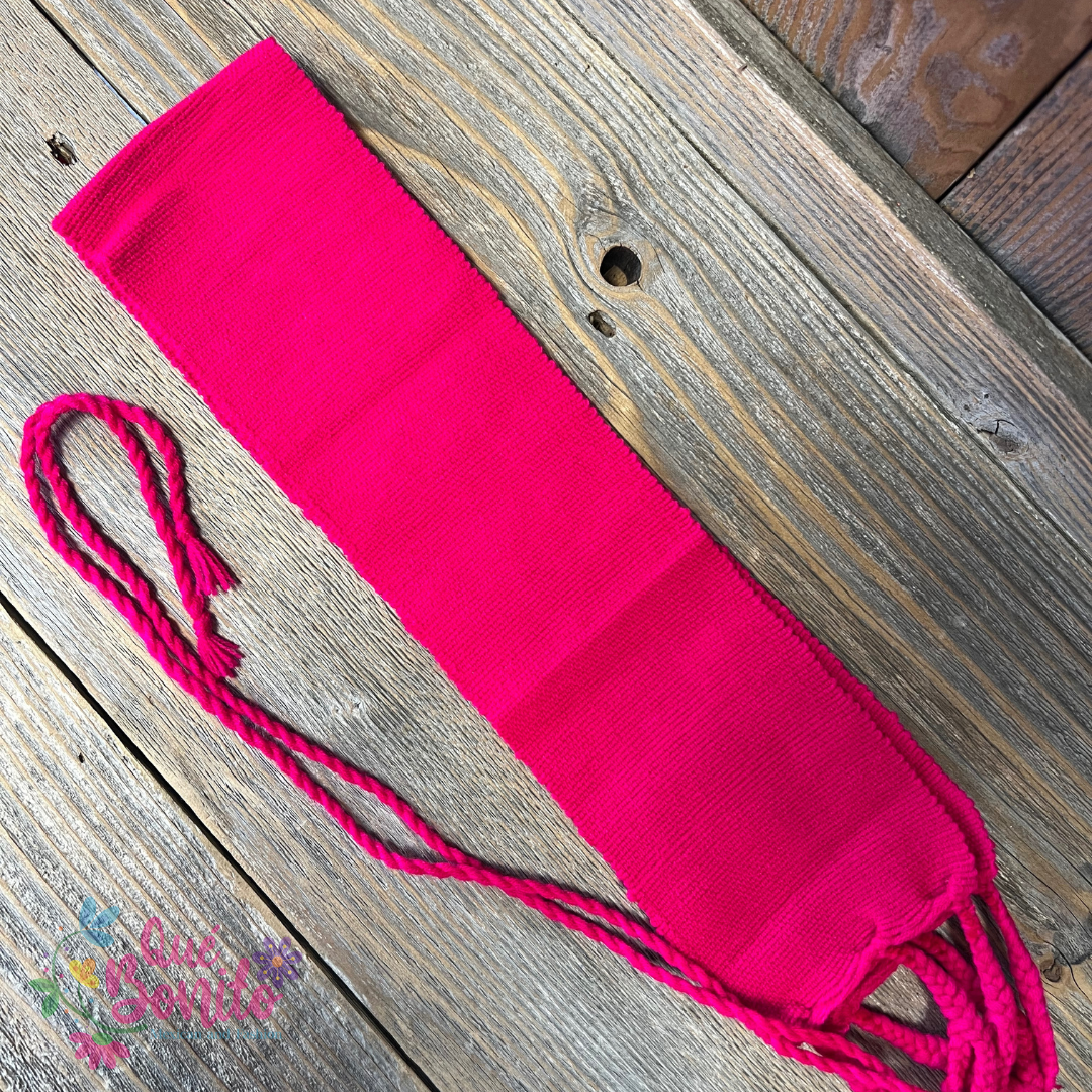 MEXICAN BELT SOLID-ONE SIZE- QUE BONITO MEXICAN AND FASHION