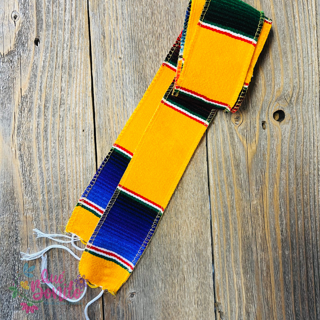 MEXICAN FABRIC BELT ONE SIZE QUE BONITO MEXICAN AND FASHION